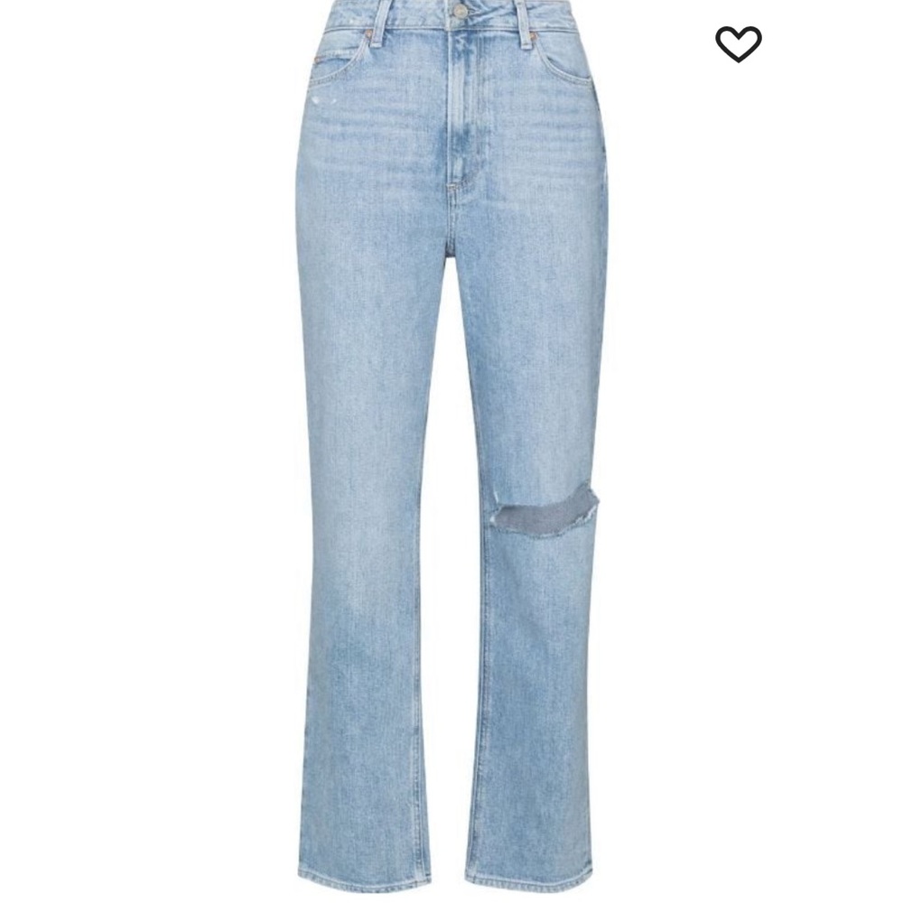 Paige Noella high waisted straight leg denim jeans